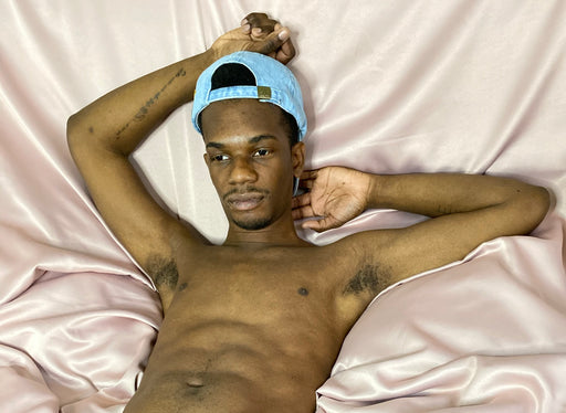 tattooed inked gangster african abs thin