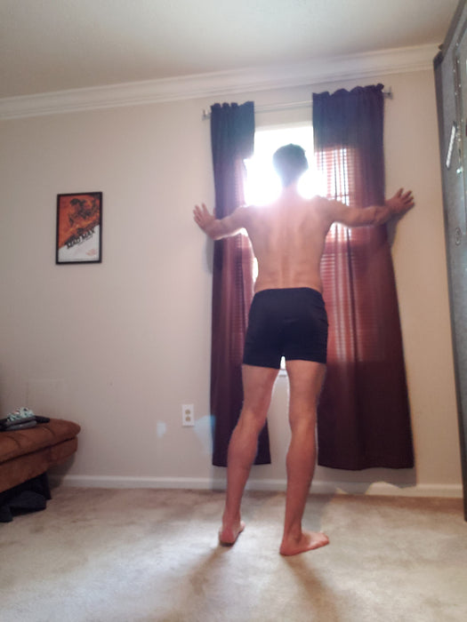 tone athletic wrestler tall